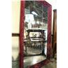 Image 1 : Large red mirror #1363421