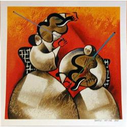 David Schluss, Whispering Violins  Serigraph #1363443