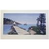 Image 1 : Mel Hunter, The Jetty, Signed Litho #1363451