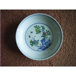 chinese famille rose porcelain dish #1363485