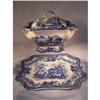 Image 1 : MASON'S TRANSFERWARE BLUE and WHITE TUREEN 4 PC#1363513