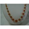 Image 1 : Hessonite Garnet & Faceted Citrine Bead #1369191