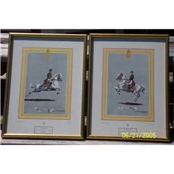 Set of Framed Lipizzan Riders Vienna  Riding #1369223