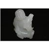 Image 1 : Carved White Jade Boy with Goat #1369232