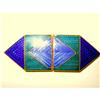 Image 1 : LADIES FRENCH ENAMEL BELT BUCKLE #1369297