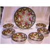 Image 1 : Gaudy Czech 7 Pc. Berry Bowl Set, Eichwald #1369307