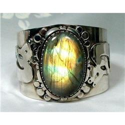 Elaborate Labradorite Silver Cuff~  #1369428