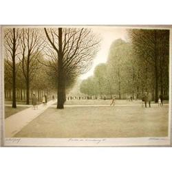 ALTMAN Luxembourg GARDENS Paris Artists PROOF #1369438