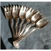 Wallace AMERICAN Ice CREAM Forks 6 Sterling #1369450