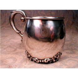 STERLING Silver Mug - Hartford Co.  ANTIQUE #1369452