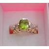 Image 1 : Vintage 14kt Gold & Peridot Ring #1369589