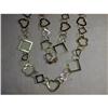 Image 1 : Estate 14K YG 2-Tone Gold Heart Floral Necklace#1369646