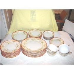 Vintage/Antique service for 4 Garden China, Lot#1369736