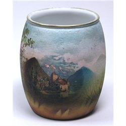 Royal Bayreuth SCENIC Tapestry Barrel Vase #1390021