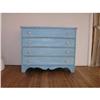 Image 1 : Shabby Blue Maple Dresser Circa 1950 #1390057