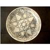 Image 1 : VINTAGE CUT GLASS PLATE WITH STAR CUT DESIGN #1390059