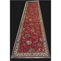 13' 8  x 2' 8  S/A H/W Persian Tabriz runner #1390068