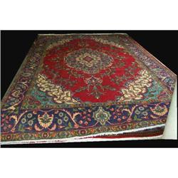 10' x 7' S/A persian hand woven Tabriz rug #1390069