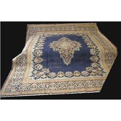 13' x 10' Signed Naseri antique Persian Kerman #1390075