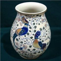 Pottery Vase with Peacocks #1390079