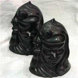 Roseville Burmese Candle Holders #1390108