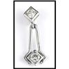 Image 1 : 18K WHITE GOLD PENDANT WITH BRILLIANT DIAMONDS #1390143