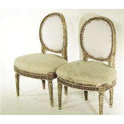 HD 101 19th Century Pair Faux Decorated Italian#1390172