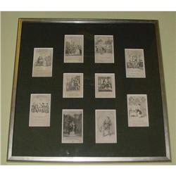  808 Framed Illustrations 19th Century "Punch" #1390185