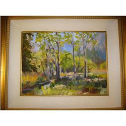 oil on canv.by Jim Woodark Listed American art!#1390451