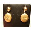 Image 1 : Pretty Victorian Diamond Yellow Gold Earrings #1390509