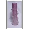 Image 1 : Amethyst Color Overshot Vase with Rigaree #1390580