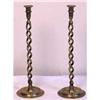 Image 1 : Twisted Brass Candlesticks #60007 #1390666