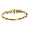 Image 1 : Natural 0.54 CTW Diamond Bracelet 14K Yellow Gold - REF-160W2H
