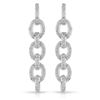 Image 1 : Natural 0.71 CTW Diamond Earrings 14K White Gold - REF-108K9R