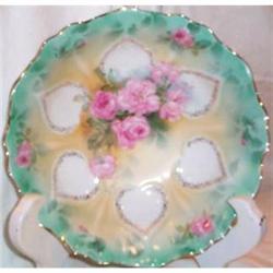 RS Prussia Roses and Hearts Bowl #1330368