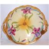 Image 1 : Hand Painted, Colorful Iris Pickard Bowl #1330371