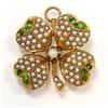 Image 1 : Four-leaf clover pin or pendant #1330655