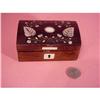 Image 1 : Lovely Small Rosewood Box Inlay Work #1330780