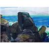 Image 1 : Carmel Beach Watercolor by John O'Shea #1330818