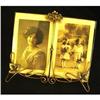 Image 1 : Art-Nouveau Brass Wire Double Frame #1330832