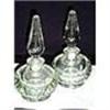 Image 1 : Pair of Heavy Crystal Scent Bottles #1330905