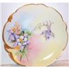 Image 1 : Hand Painted Pickard Columbine Decorated Plate #1342854