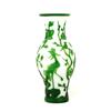 Image 1 : Old Chinese Export Peking Glass Overlay Vase Mk#1343003