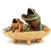 Image 1 : Old Japanese Satsuma 2 Frog Shell Shp Dish #1343014