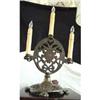 Image 1 : Lamp Table Deco 3 Candle Sockets Brass Iron #'d#1343051