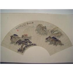 fine Chinese Fan Painting #1343083