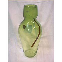 Green Blenko Glass Vase #1343243