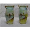 Image 1 : 2 Nippon Hand Painted Vases  #1343252