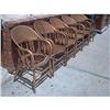 Image 1 : Set of 6 Antique Oak Captain Chairs #1363849