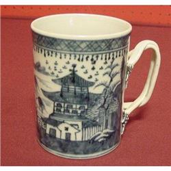 CHINESE EXPORT CANTON MUG/TANKARD #1363856